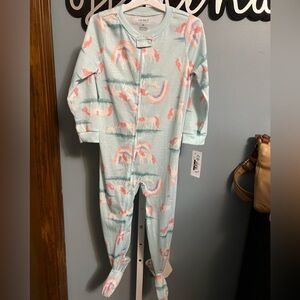 Carters Just One You Unicorn Rainbow Zipper Sleeper NWT - See call out